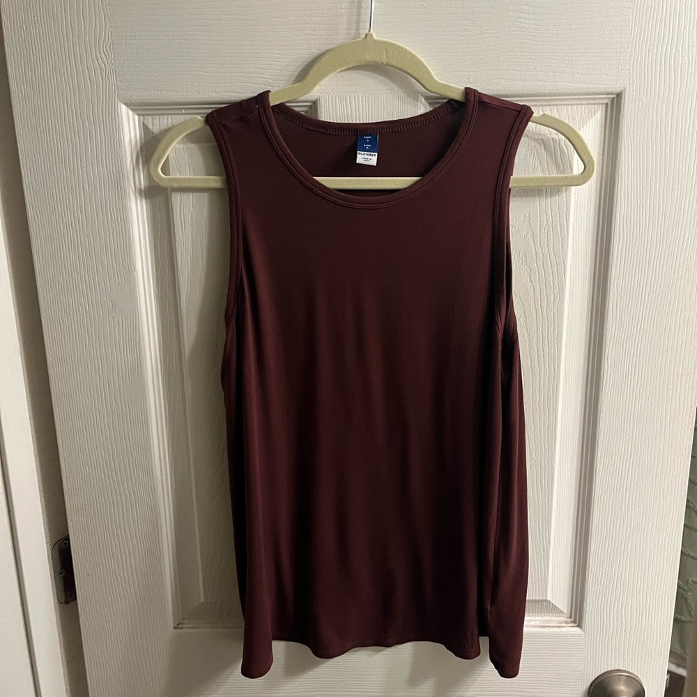 Old Navy Rich Maroon Tank Top